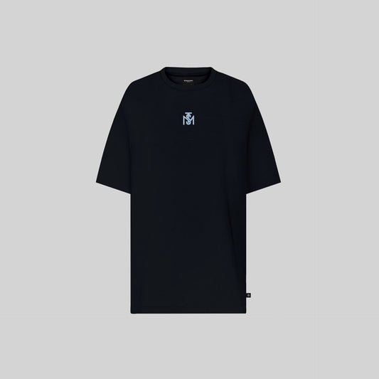 MARENELLO T-SHIRT OVERSIZE BLACK MONASTERY